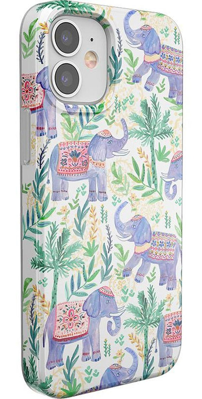 Pastel Gardens | Watercolor Elephant Floral Case iPhone Case get.casely