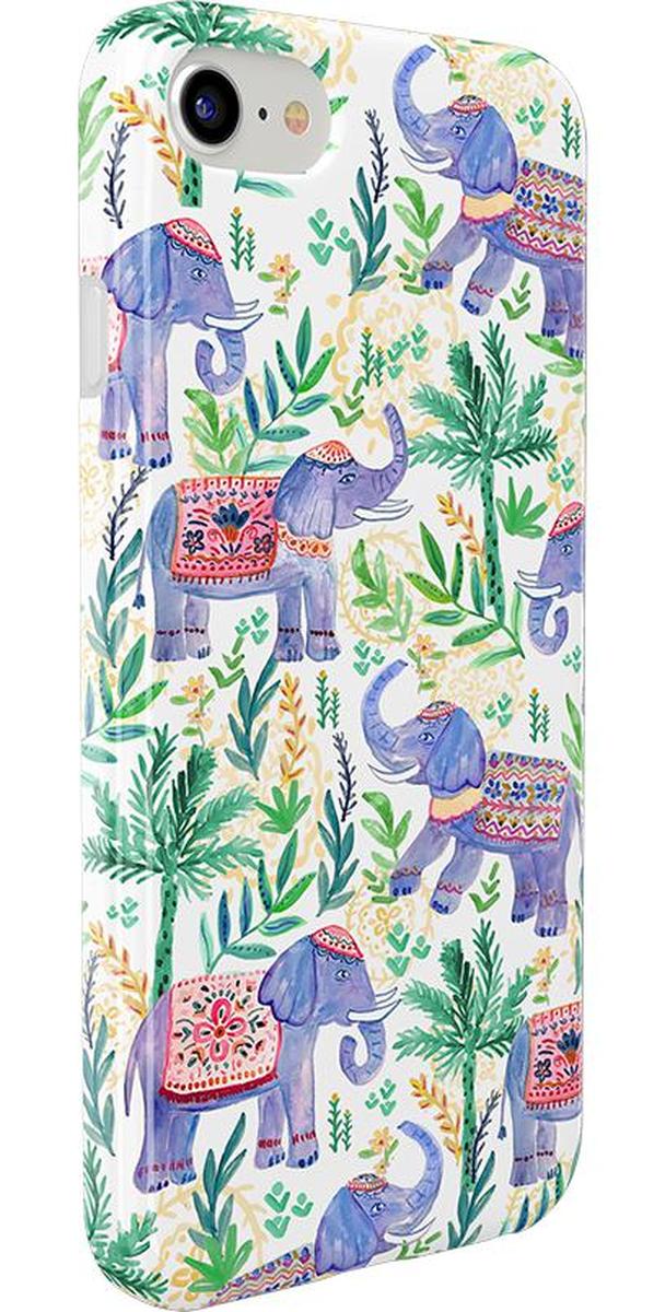 Pastel Gardens | Watercolor Elephant Floral Case iPhone Case get.casely