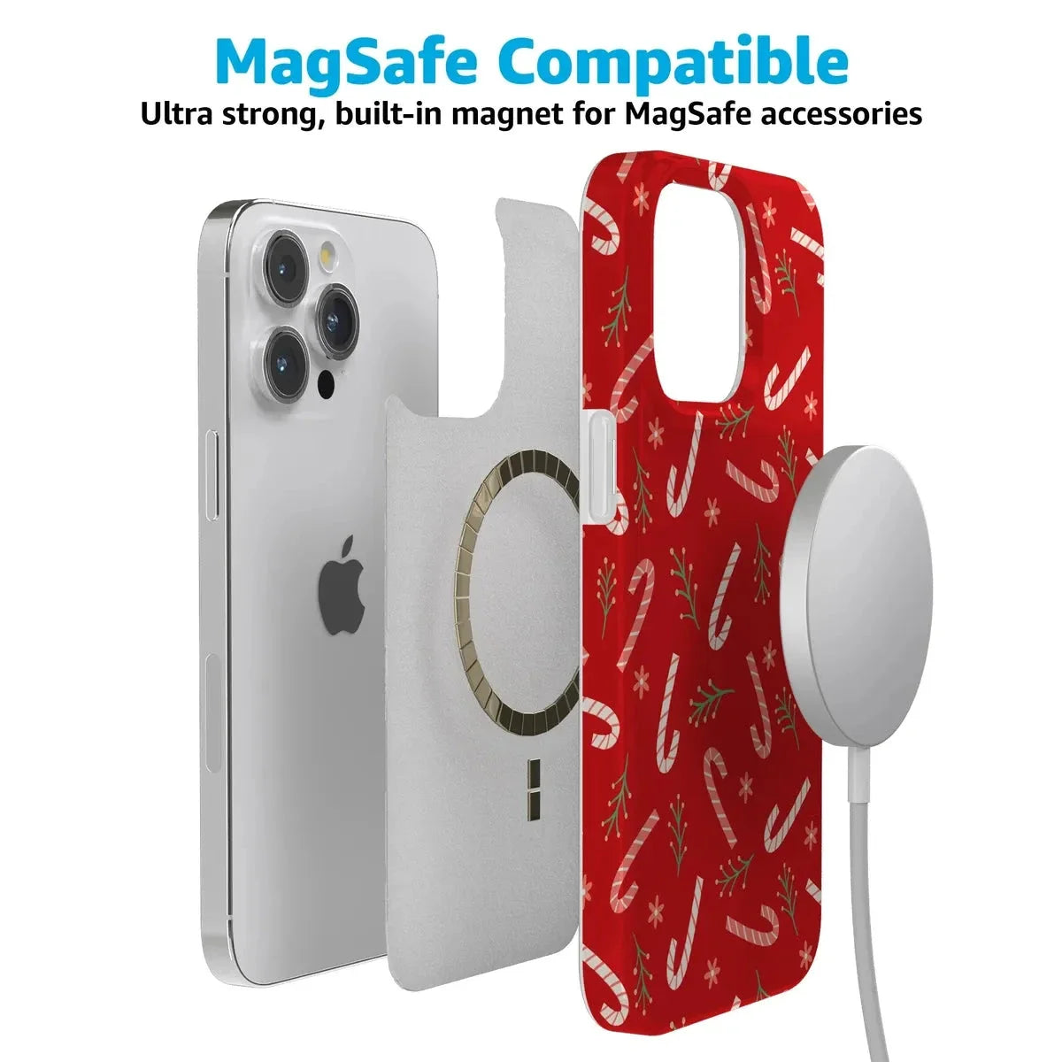 Peppermint Kiss | Candy Cane Case Phone Case Casetry