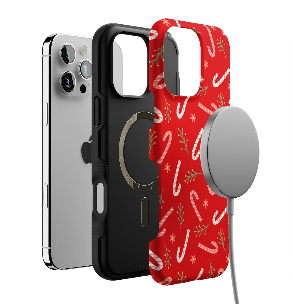 Peppermint Kiss | Candy Cane Case Phone Case Casetry