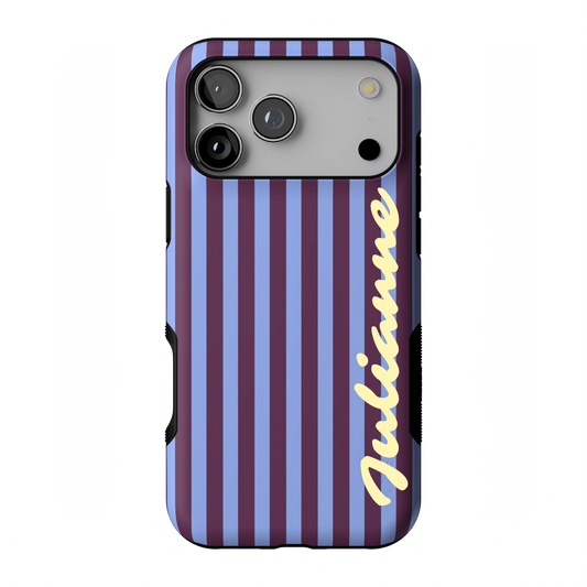 Perfect Stripes | Purple & Blue Stripes Case