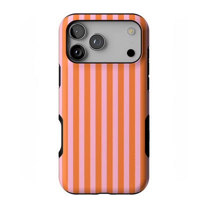 Perfect Stripes | Orange & Pink Stripes Case