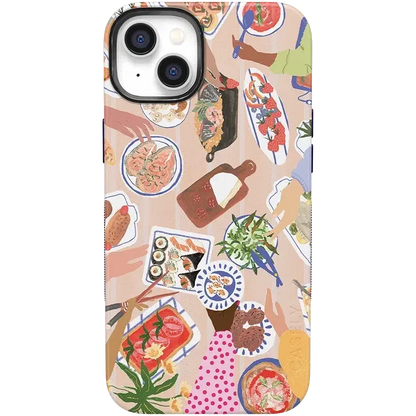 Picnic Party | Painted Collage Case iPhone Case get.casely Bold + MagSafe® iPhone 14 Plus
