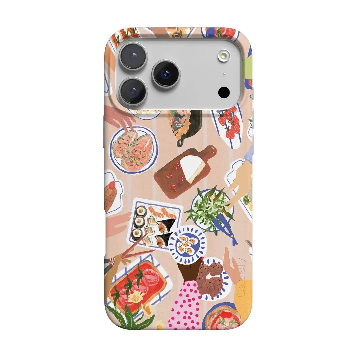 Picnic Party | Painted Collage Case iPhone Case get.casely Classic + MagSafe® iPhone 17 Pro Max