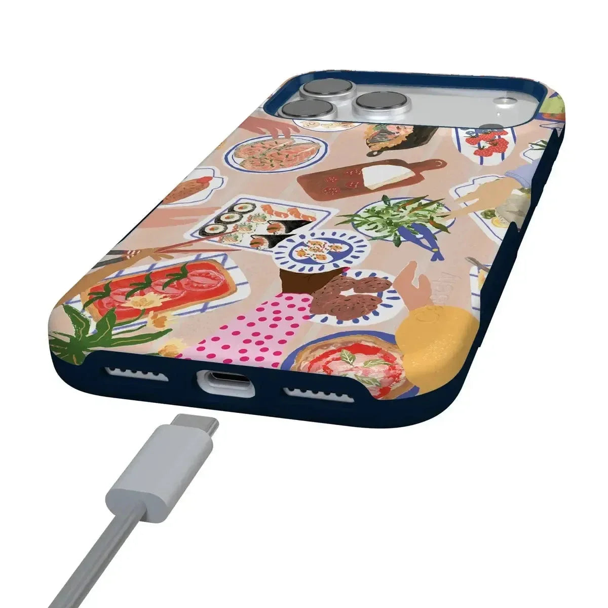 Picnic Party | Painted Collage Case iPhone Case get.casely