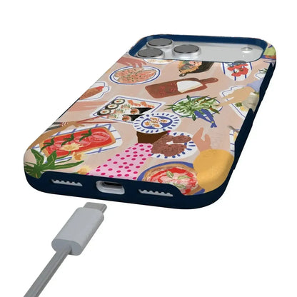 Picnic Party | Painted Collage Case iPhone Case get.casely