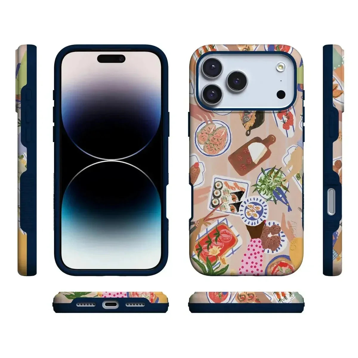 Picnic Party | Painted Collage Case iPhone Case get.casely