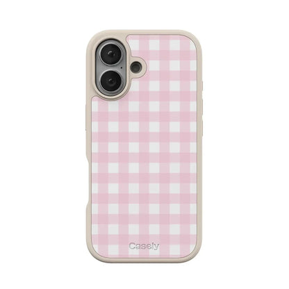 Pink Plaid | Sunday Best Case Phone Case get.casely Align + MagSafe® iPhone 17