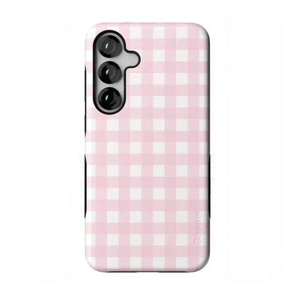 Pink Plaid | Sunday Best Case Phone Case get.casely Bold Flex + MagSafe® Galaxy S25 Plus