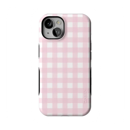 Pink Plaid | Sunday Best Case Phone Case get.casely Bold Flex + MagSafe® iPhone 14 Plus