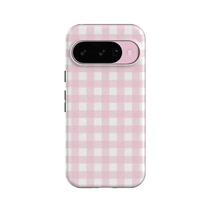 Pink Plaid | Sunday Best Case Phone Case get.casely Essential + MagSafe® Google Pixel 10