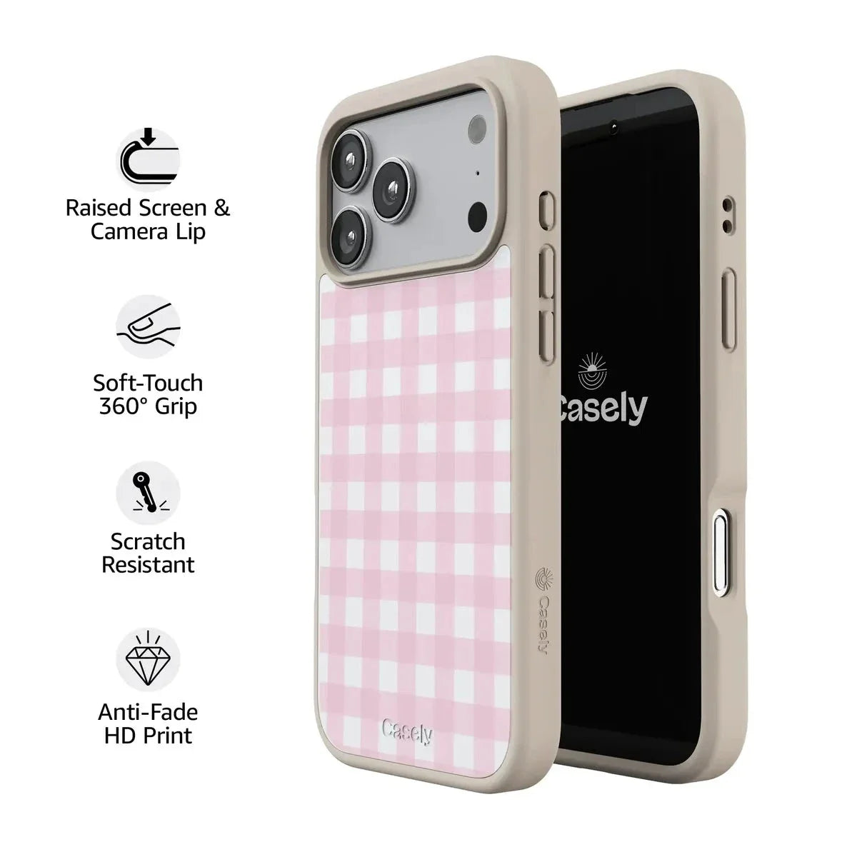 Pink Plaid | Sunday Best Case Phone Case get.casely