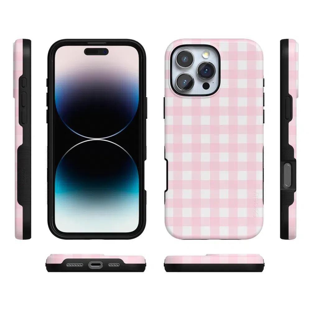 Pink Plaid | Sunday Best Case Phone Case get.casely