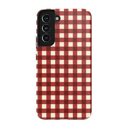 Checked Twice | Red Plaid Case