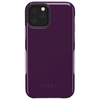 Plum Purple on Light Purple | Ultra-Protective Bold Case iPhone Case get.casely Bold iPhone 11 Pro