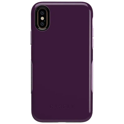 Plum Purple on Light Purple | Ultra-Protective Bold Case iPhone Case get.casely Bold iPhone XS Max