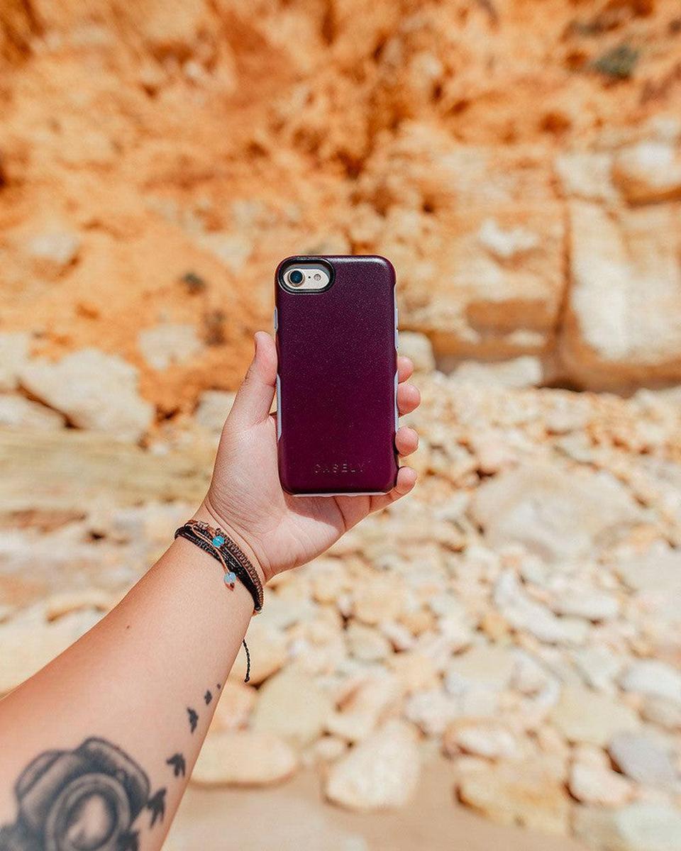 Plum Purple on Light Purple | Ultra-Protective Bold Case iPhone Case get.casely
