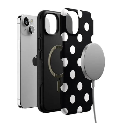 Polka Dots | High Contrast Design Case Phone Case Casetry