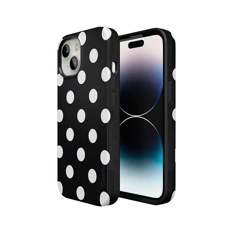 Polka Dots | High Contrast Design Case Phone Case Casetry