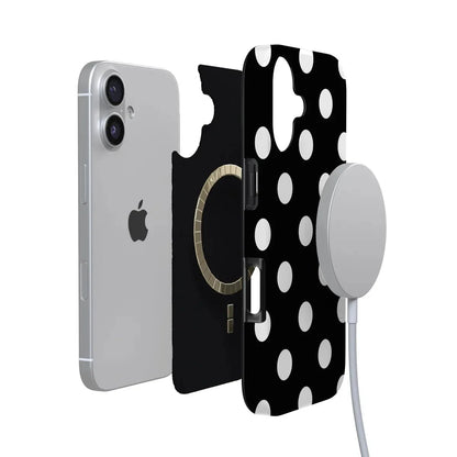 Polka Dots | High Contrast Design Case Phone Case Casetry