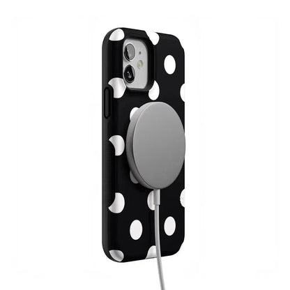 Polka Dots | High Contrast Design Case Phone Case Casetry