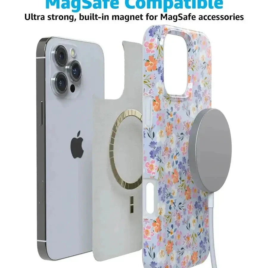 Poppy Meadows | Pastel Floral Case iPhone Case get.casely