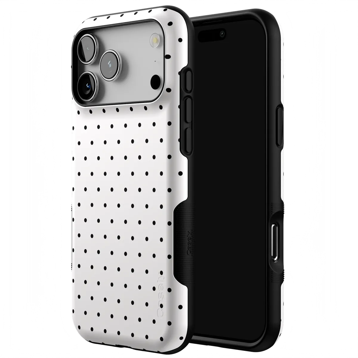On the Dot | Black Polka Dot Case