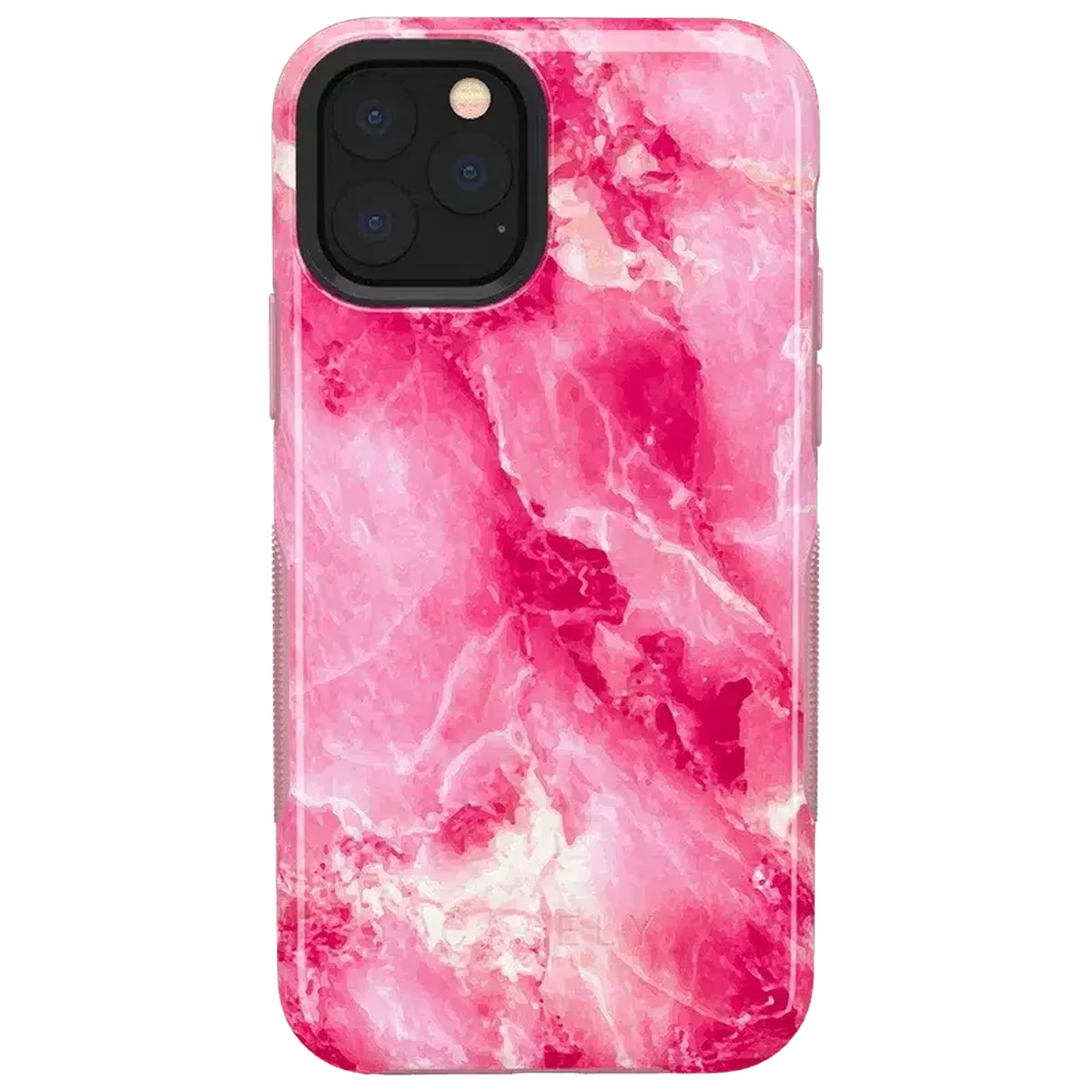 Pretty in Pink | Hot Pink Marble Case iPhone Case get.casely Bold iPhone 11 Pro