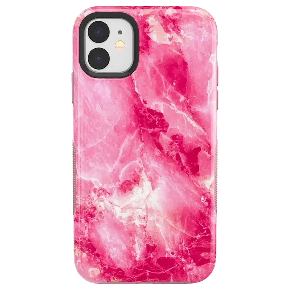 Pretty in Pink | Hot Pink Marble Case iPhone Case get.casely Bold iPhone 11