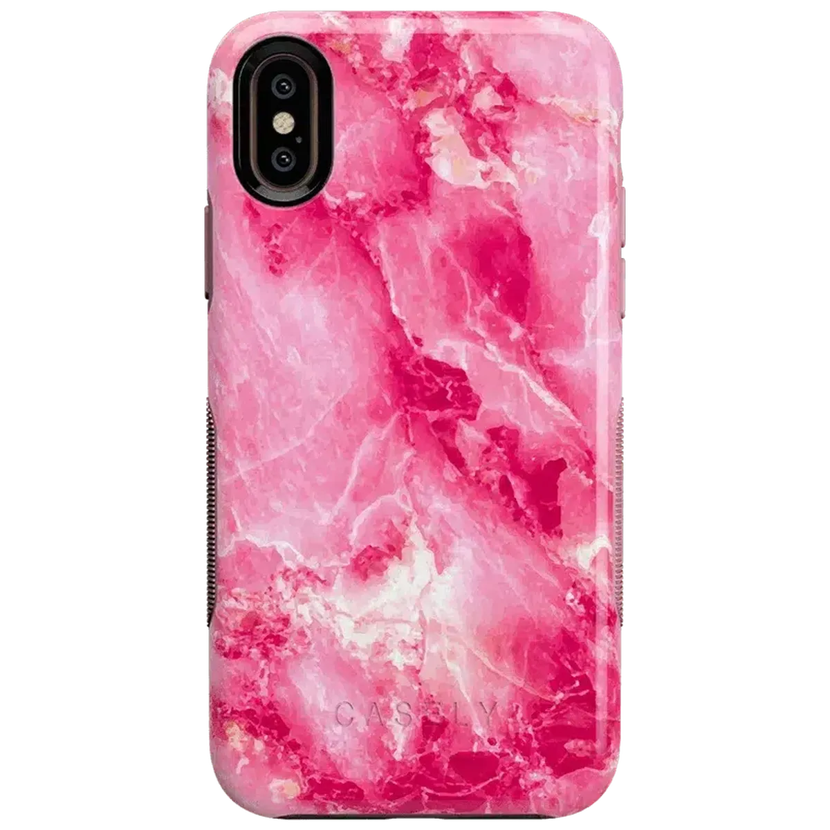 Pretty in Pink | Hot Pink Marble Case iPhone Case get.casely Bold iPhone XS Max