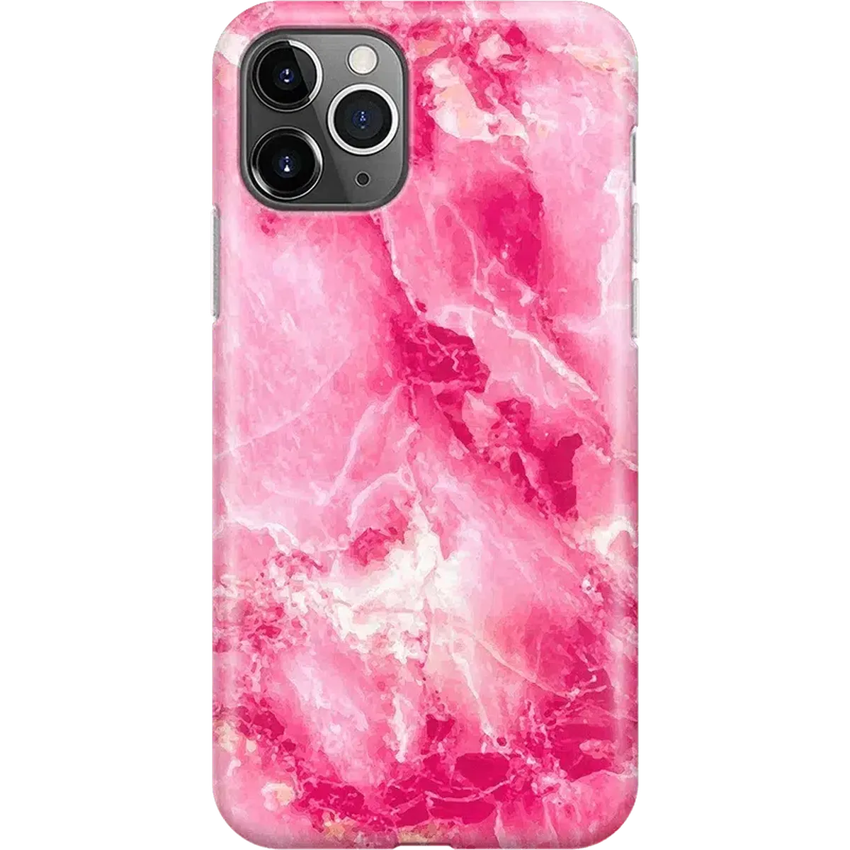 Pretty in Pink | Hot Pink Marble Case iPhone Case get.casely Classic iPhone 11 Pro