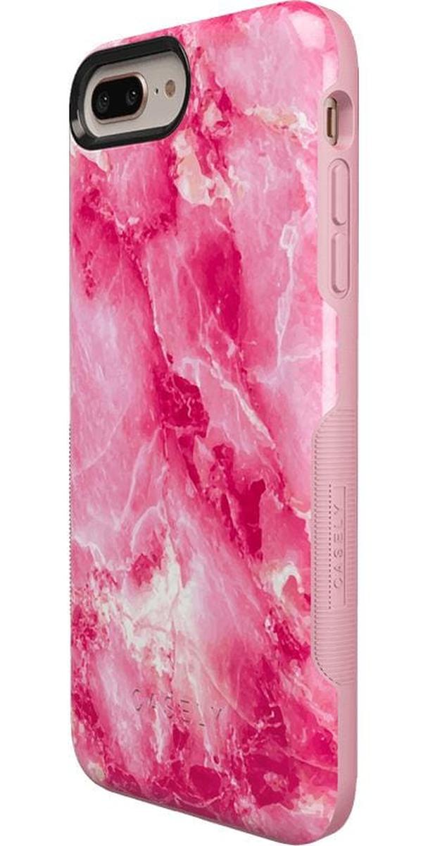 Pretty in Pink | Hot Pink Marble Case iPhone Case get.casely