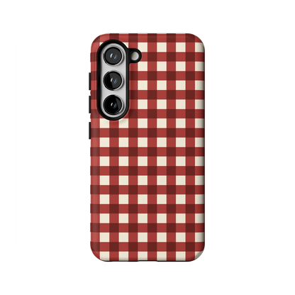 Checked Twice | Red Plaid Case