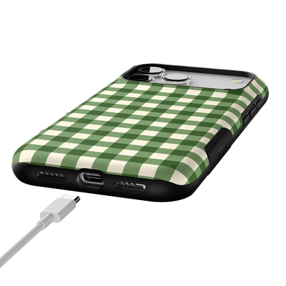 Checked Twice | Green Plaid Case