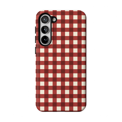 Checked Twice | Red Plaid Case