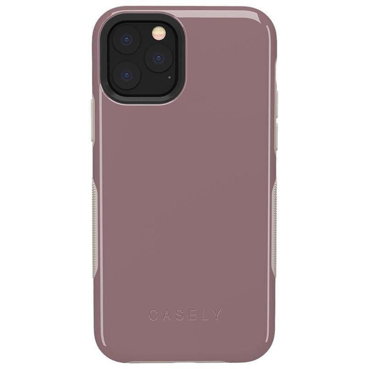 Purple Taupe on Nude | Ultra-Protective Bold Case iPhone Case get.casely Bold iPhone 11 Pro