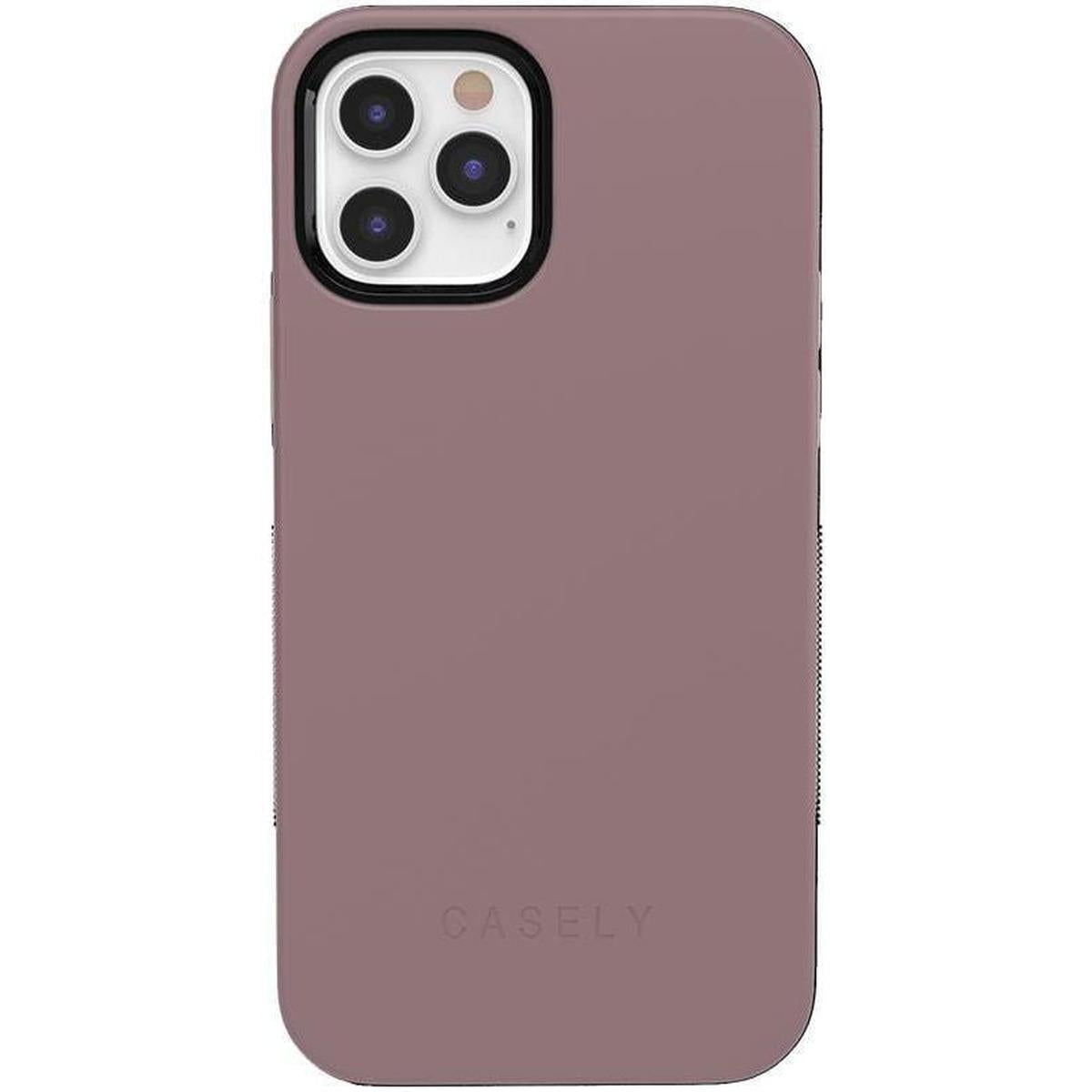 Purple Taupe on Nude | Ultra-Protective Bold Case iPhone Case get.casely Bold iPhone 12 Pro Max