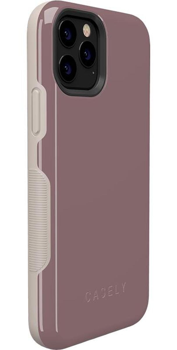 Purple Taupe on Nude | Ultra-Protective Bold Case iPhone Case get.casely