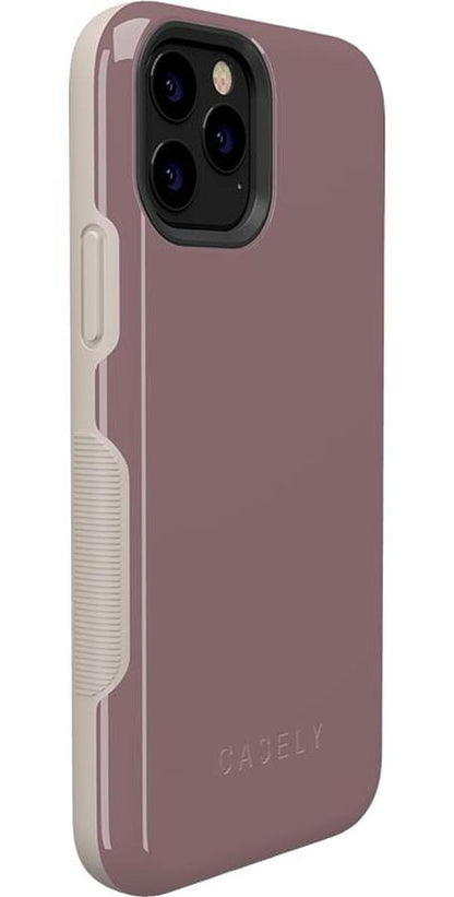 Purple Taupe on Nude | Ultra-Protective Bold Case iPhone Case get.casely