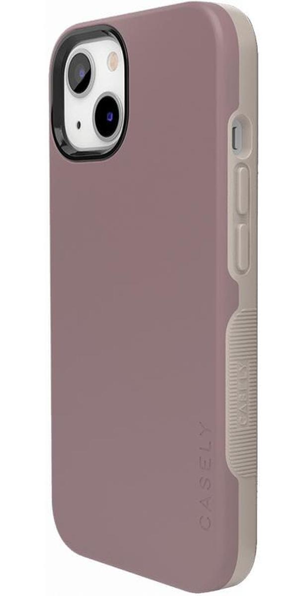 Purple Taupe on Nude | Ultra-Protective Bold Case iPhone Case get.casely