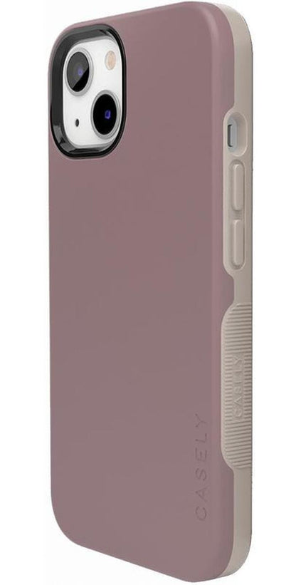 Purple Taupe on Nude | Ultra-Protective Bold Case iPhone Case get.casely