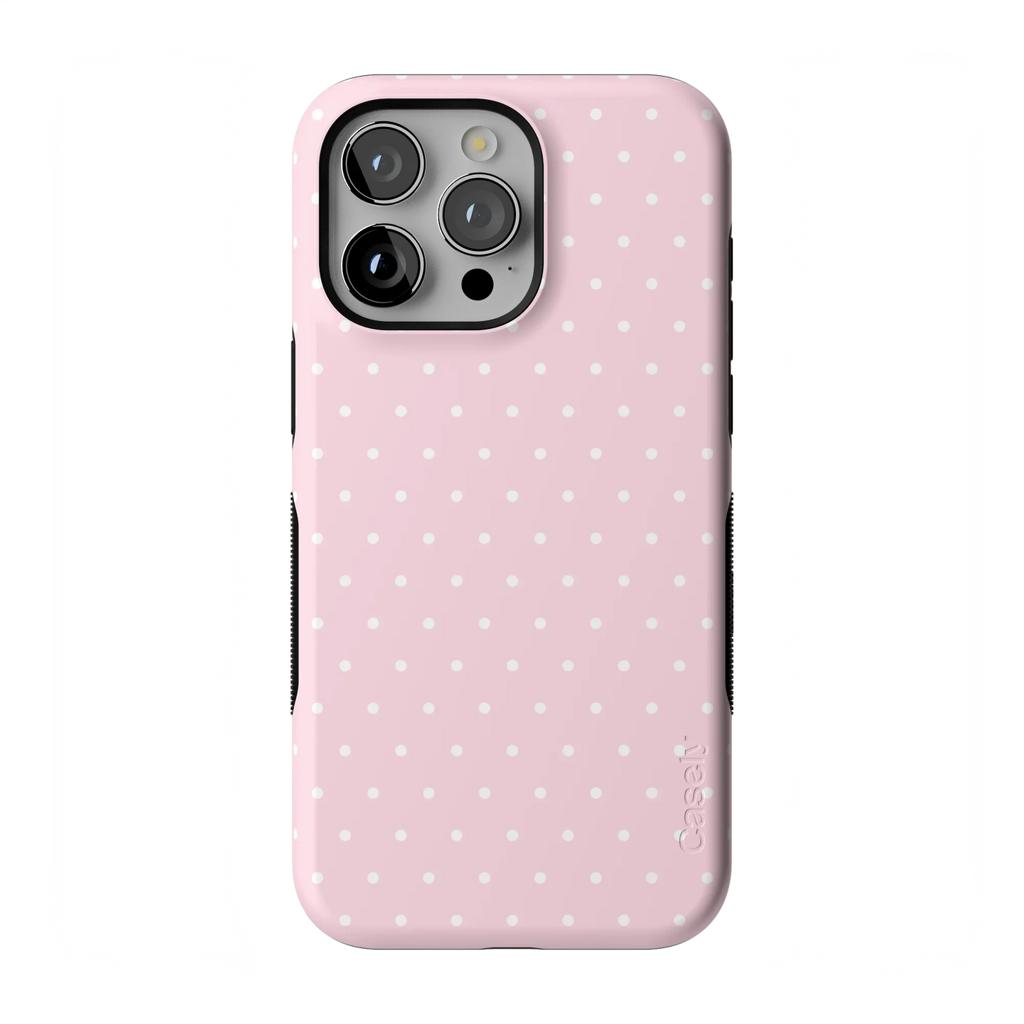 On the Dot | Pink & White Polka Dot Case - iPhone 13 Pro Max