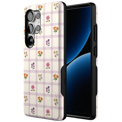 Meadow Check | Floral Gingham Case