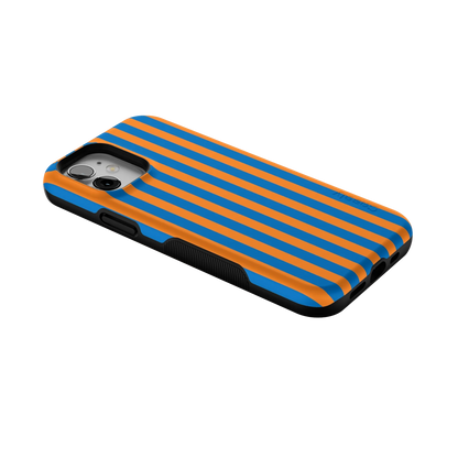Go New York | Blue & Orange Stripes Case