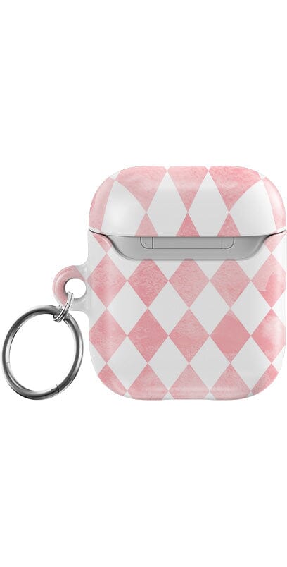 Queen of Diamonds | Pink Watercolor AirPods Case AirPods Case Casetry