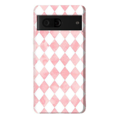 The Valentine's Collection | Pink Argyle Case Phone Case Casetry Essential Google Pixel 7