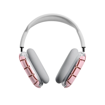 Uptown Gridlock | Pink Checkerboard AirPods Max Case