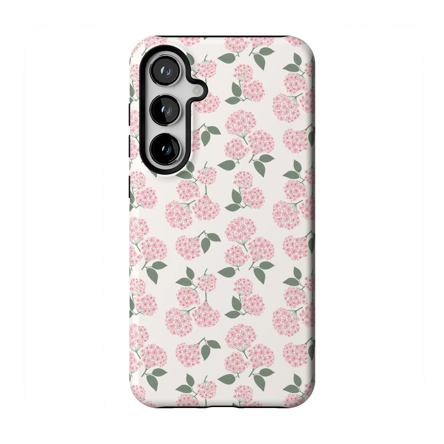 Nantucket Cottage | Pink Hydrangea Case - Galaxy S24 Plus
