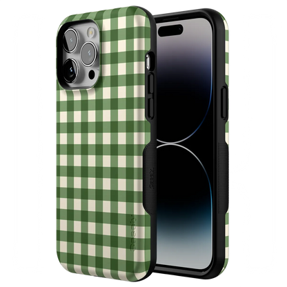 Checked Twice | Green Plaid Case