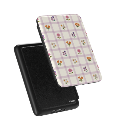 Meadow Check | Floral Gingham Kindle Case